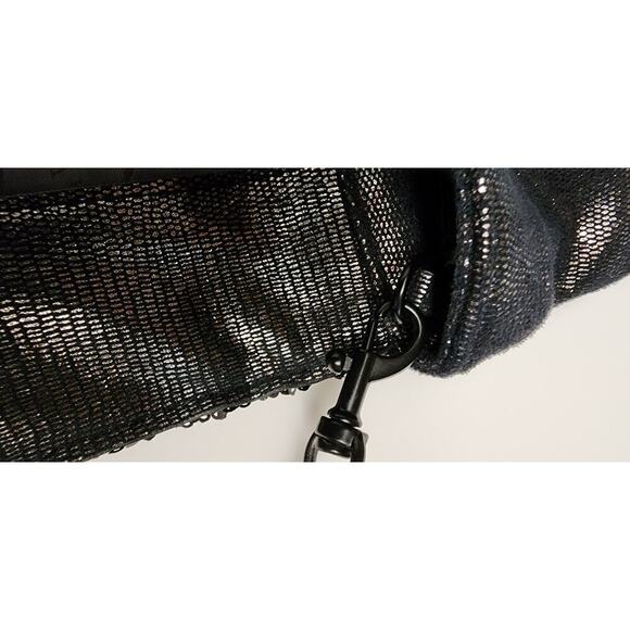 Simply Vera Wang Sequins Evening Clutch Purse Metallic Accent. - Picture 10 of 13